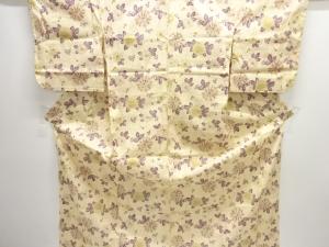 未使用品　花模様浴衣